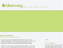 Tablet Screenshot of ideenweg.com